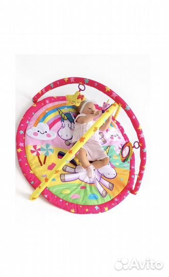 Развивающий коврик Whales baby единороги