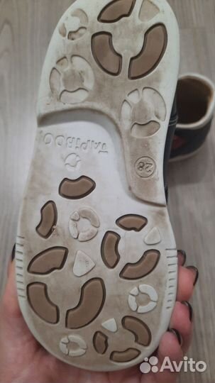Ортопедические сандалии 28 размер бу натуральная к
