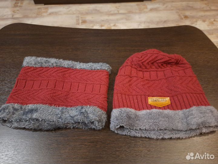 Зимняя шапка и снуд
