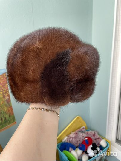 Берет женский норковый