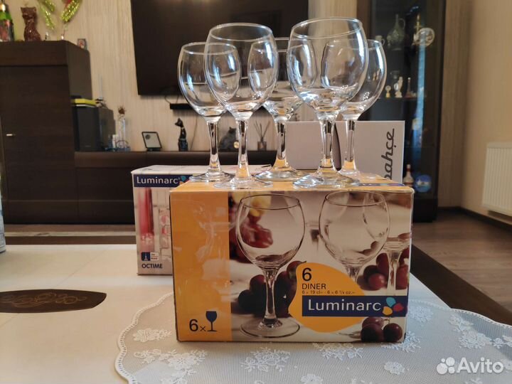 Бокалы 5 видов