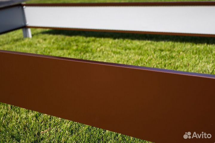 Грядки оцинкованные полимерные