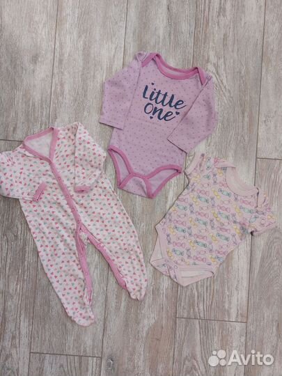 Пакет фирменных вещей 3-6мес (62-68-72)