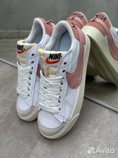 Nike Blazer Low 77 Jumbo White Pink Oxford