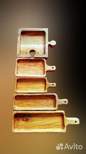 Менажницы деревянные