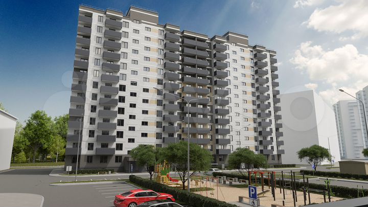 2-к. квартира, 53,5 м², 3/13 эт.