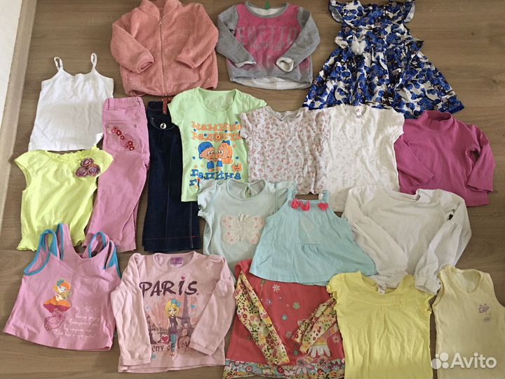 Пакет фирменных вещей на девочку 86-92 р