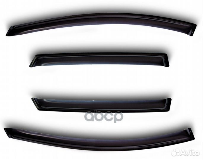 Дефлекторы боковых окон ford ecosport (2014)