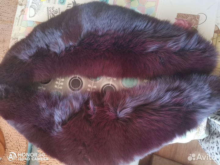 Натуральный меховой воротник