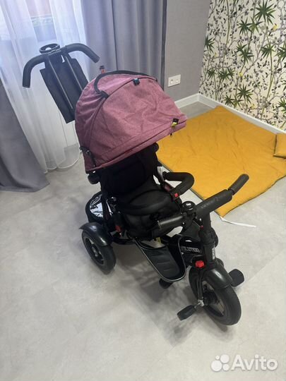 Велосипед коляска с ручкой