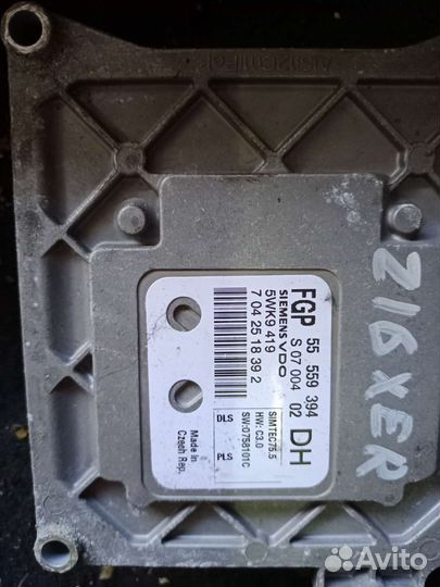 Блок эбу опель Z16XER