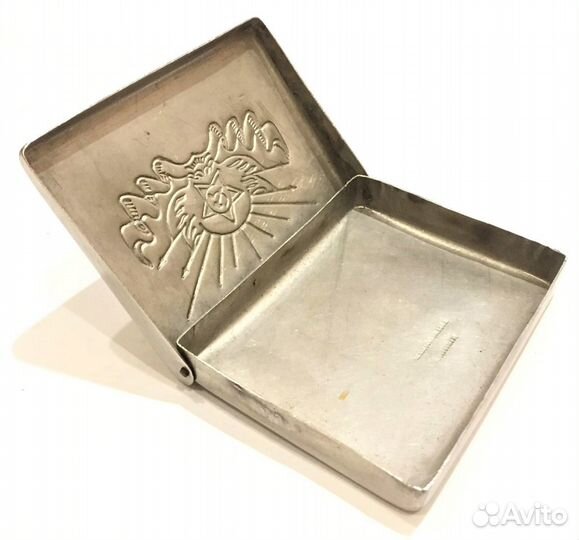 Портсигар стальной ркка, 1930-40-е гг