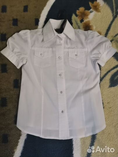 Блузка школьная 122-128