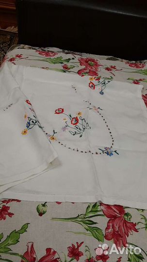 Салфетки вышивка крестом ручная работа