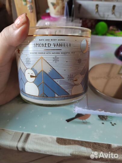 Bath and body works свеча новая