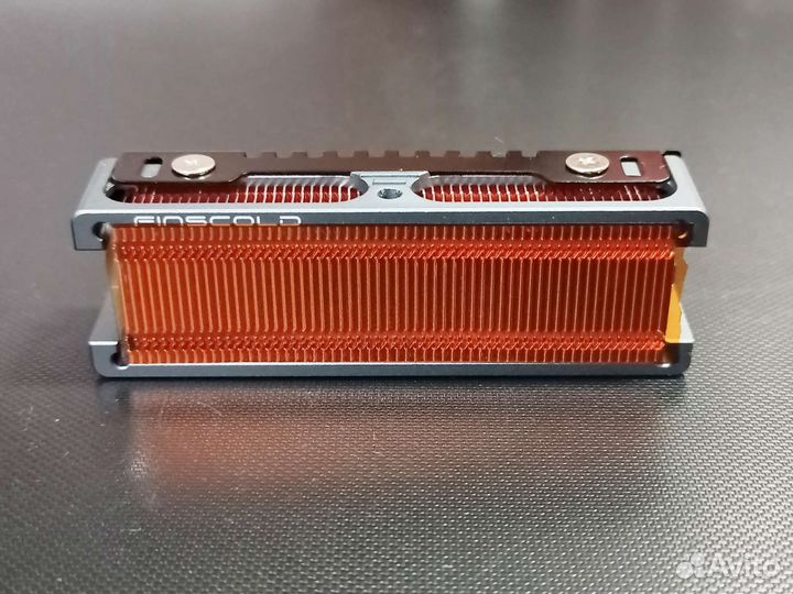 Радиатор для SSD M.2 NVMe Мощный медный двустор