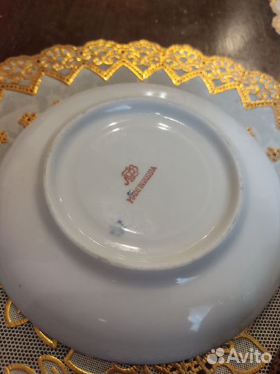 Чайная пара лфз СССР cobalt