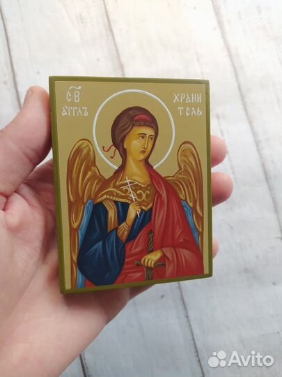 Ангел Хранитель Рукописная икона