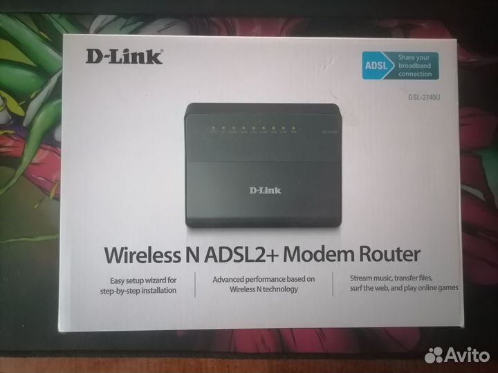 Роутер D-link Dsl-2740U