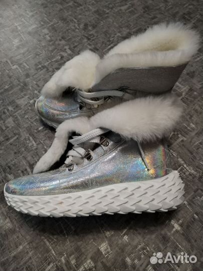 Ботинки зимние натуральная кожа