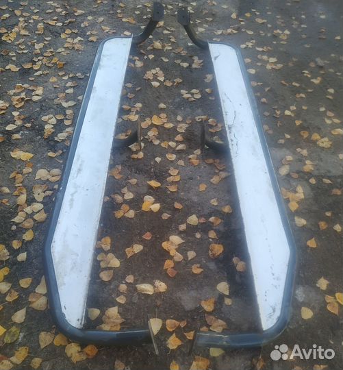 Подножки пороги боковые ниссан террано 2