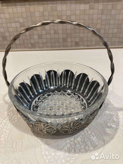 Конфетница времен СССР, ваза, вазочка