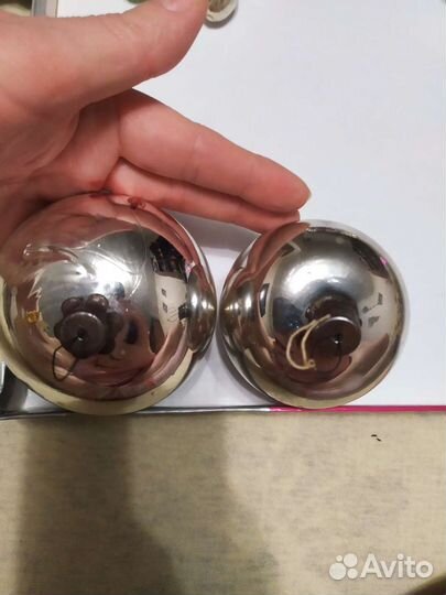 Ёлочные игрушки СССР шары большие