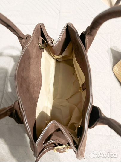 Сумка замшевая