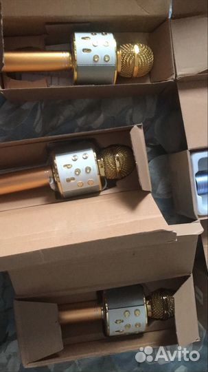 Караоке микрофон колонка