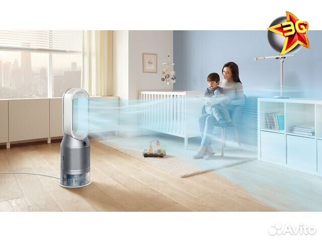 Очиститель и увлажнитель Dyson Auto React PH3А Whi