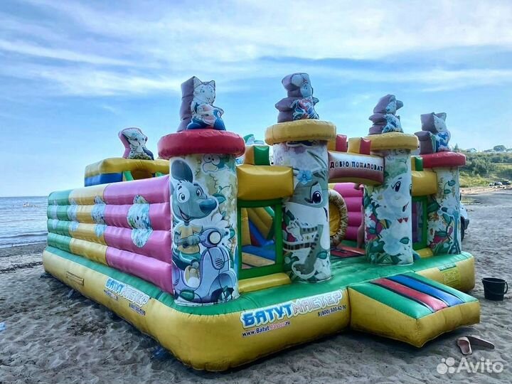 Надувной батут 35м2