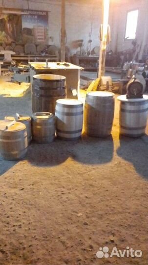 Бочка деревянная