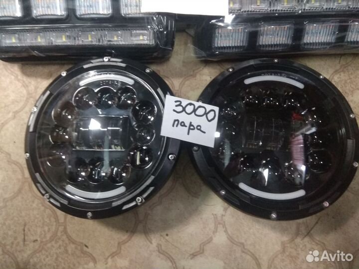 Led фары нива