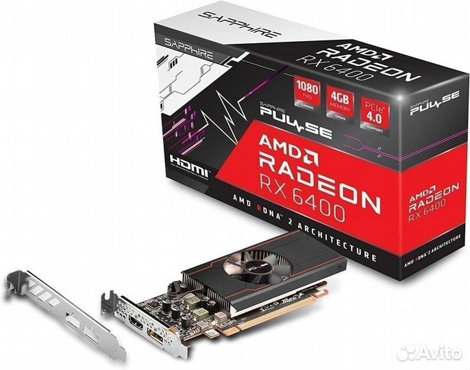 AMD Radeon RX 6400 Sapphire Pulse 4Gb (11315-01-20