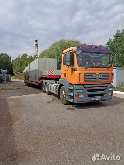 Перевозка негабарита (трал) площадки, фуры, газель