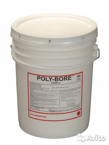Полимер для гнб Baroid Poly-Bore в глине и песке