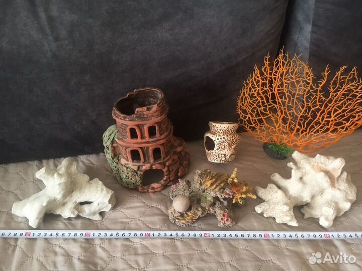 Камень природный аквариум террариум Башня