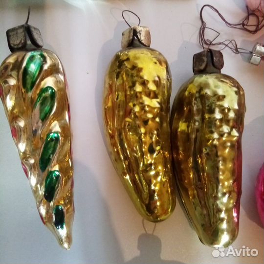 Елочные игрушки Винтаж. СССР 50-60-70е гг