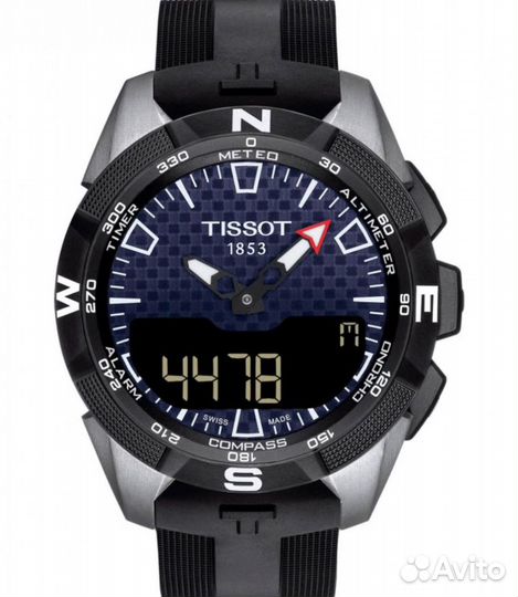 Каучуковый ремешок на часы Tissot T091420 Оригинал