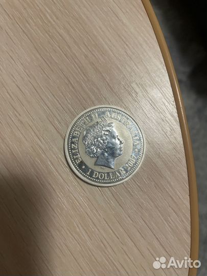 Австралия 1 доллар 2007 год Тигра / серебро