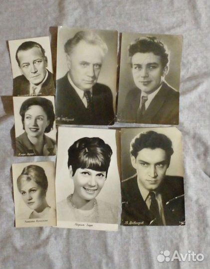 Открытки актеры кино СССР