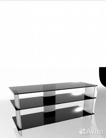 Стеклянная тумба под тв