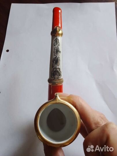 Фарфоровая трубка СССР ретро