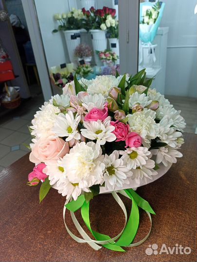 Композиция из цветов на доставку 24/7