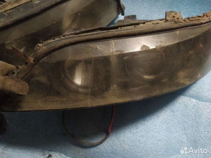 Фары с линзами опель вектра б