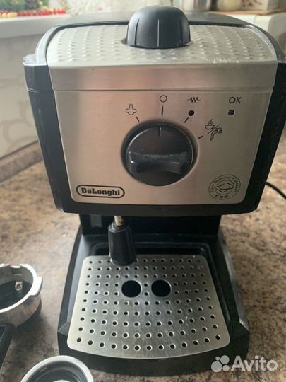 Кофеварка Delonghi ес 155 рожковая