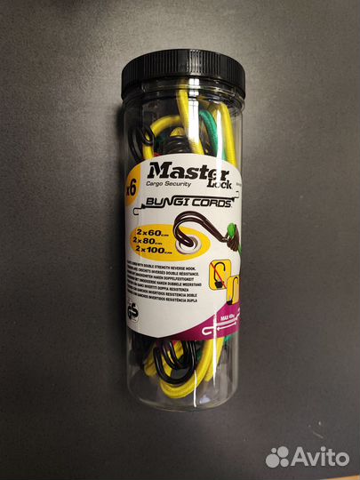 Набор эластичных шнуров с крючками Bungi Cords