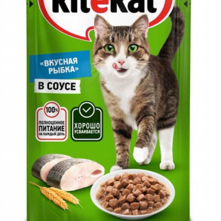 Корм для кошек kitekat