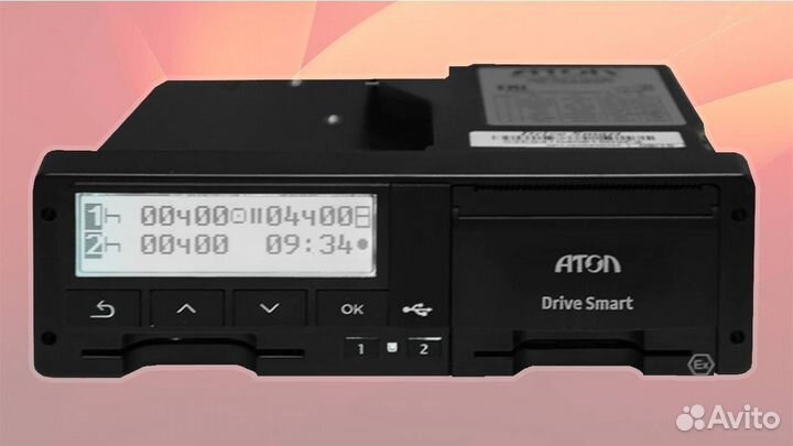 Тахограф Atol drive Smart с скзи.С калибровкой