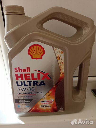 Масло Shell helix ultra 1.6 л